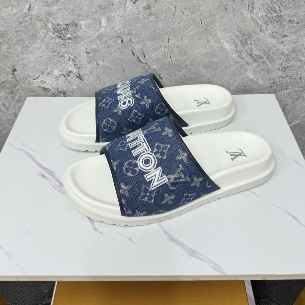 Louis Vuitton Miami Mule Denim Blue