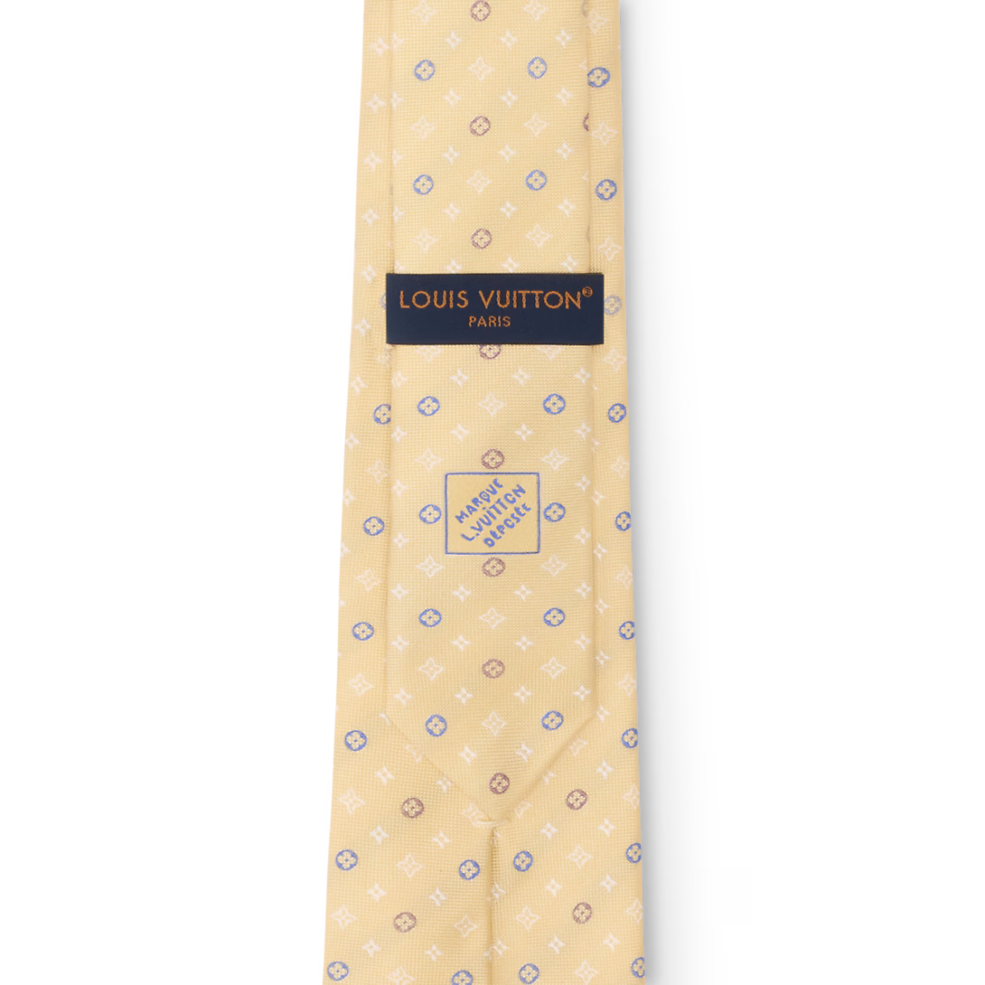Louis Vuitton Monogram Flower Tie – Yellow M98097