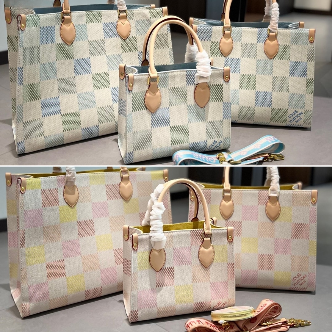 Louis Vuitton Onthego MM Damier Canvas Pistachio 35Cm N40518