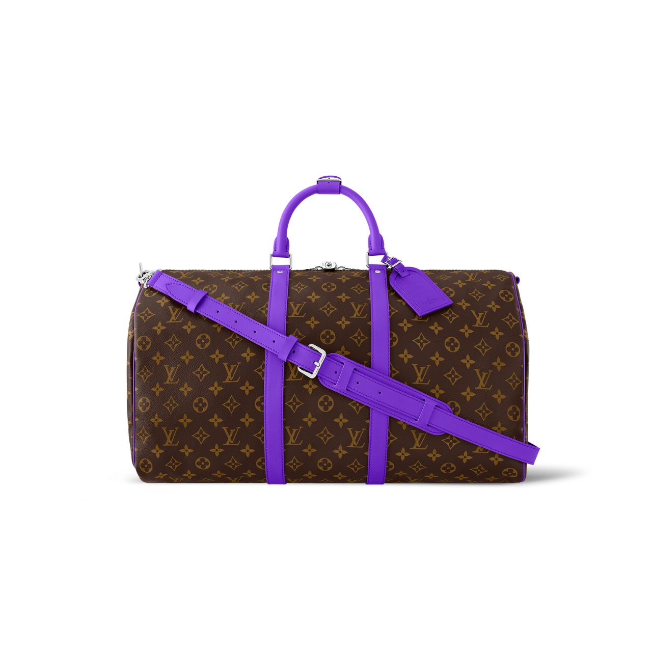 Louis Vuitton Keepall Bandouli Re Violet Fonce 40Cm M46775