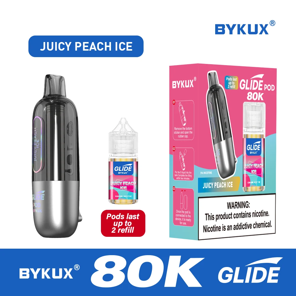 BYKUX GLIDE 80K Puffs 5% Nicotine Replacement Pod