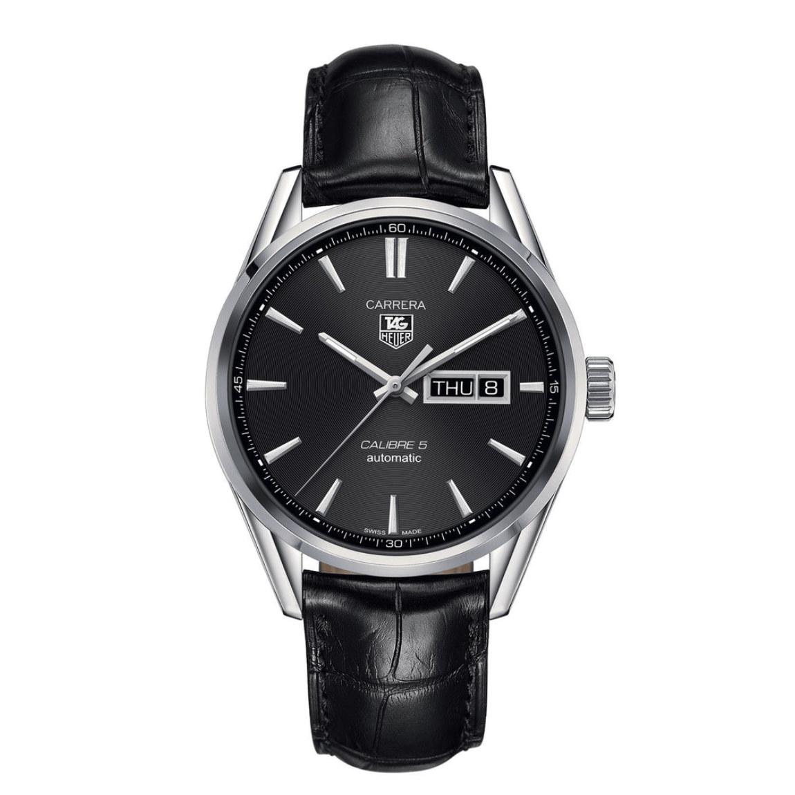Tag Heuer Carrera Calibre 5 Steel & Leather WAR201A.FC6266 41mm