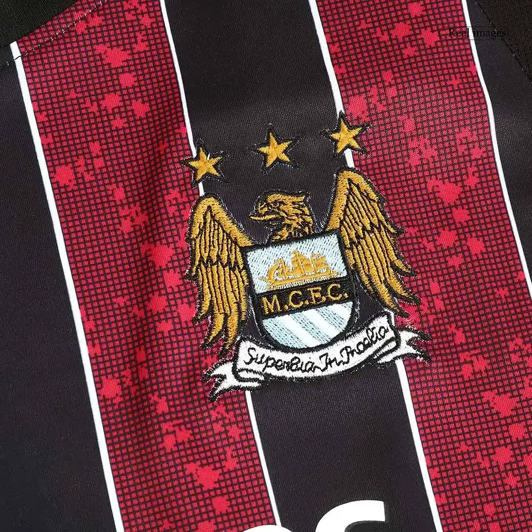 RICHARDS #2 Manchester City 2008/09 Retro Away Soccer Jersey