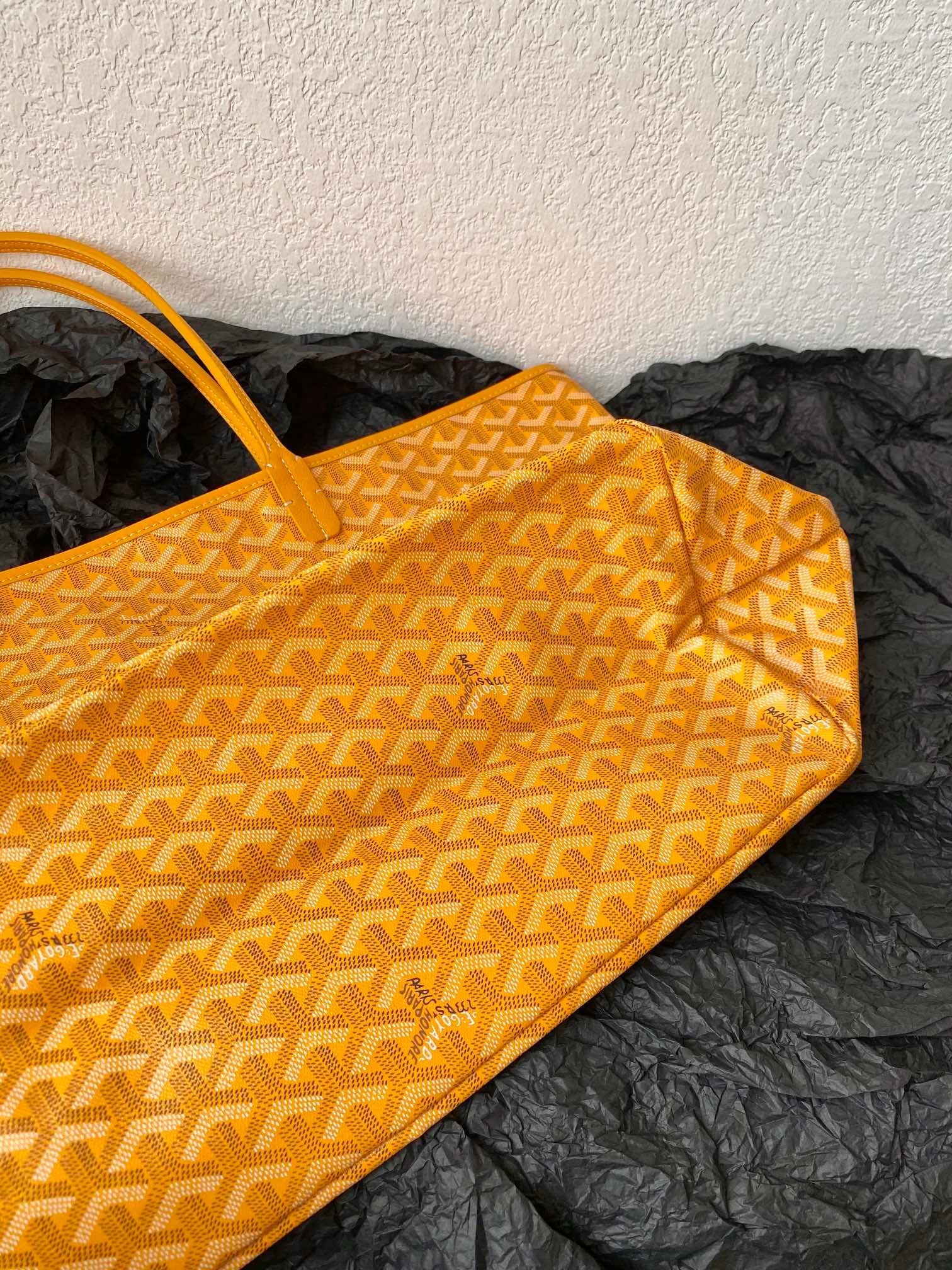 Goyard Saint Louis Gm 40Cm Yellow Canvas