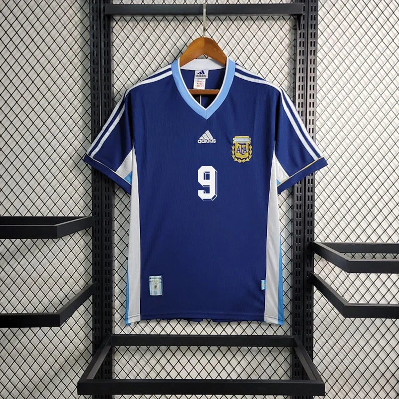Retro 1998 Argentina away Football jersey retro