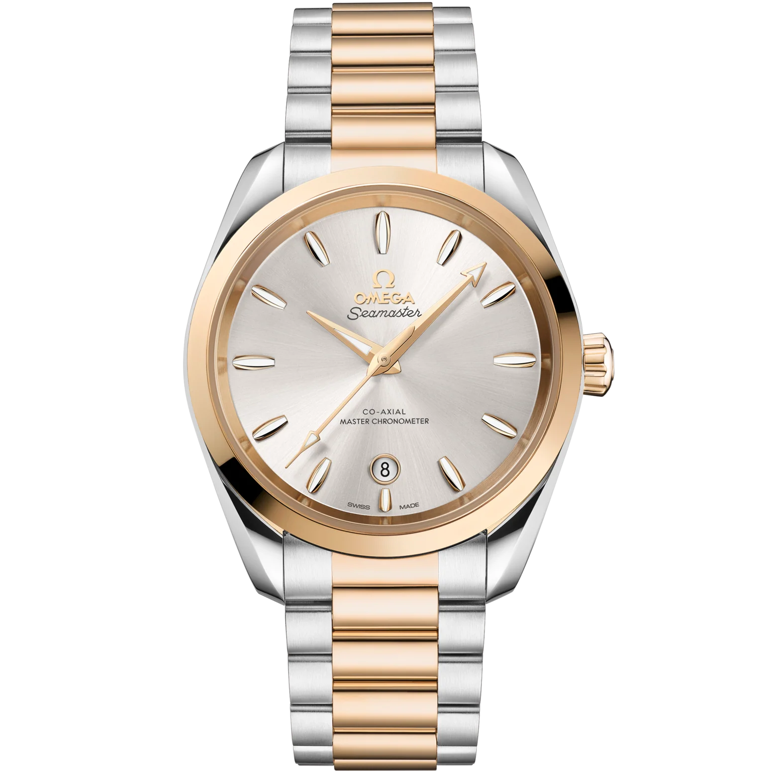 OMEGA Seamaster Aqua Terra 41 mm Atlantic blue Dial Stainless Steel and Sedna™ 18k Yellow Gold Bracelet 220.20.38.20.02.002