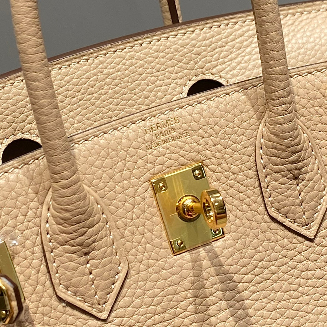 Hermes Birkin 20Cm Trench Togo Leather Gold Hardware