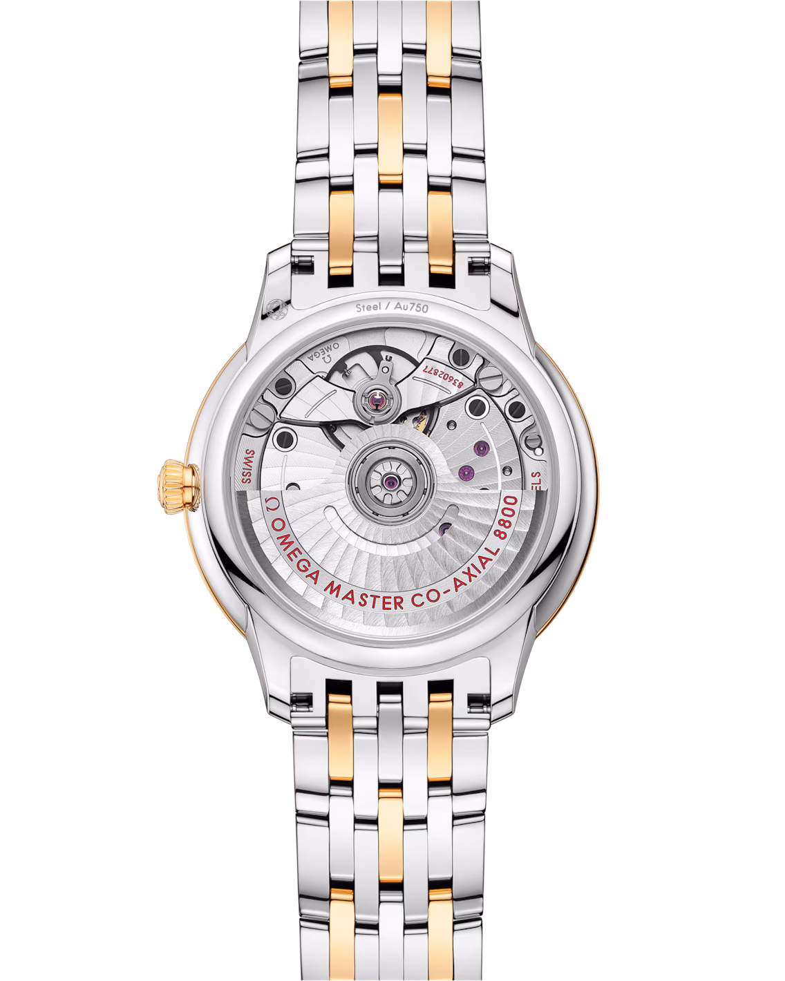 Omega De Ville Prestige, Stainless Steel, 18k Yellow Gold and Diamond-set, 34 mm 434.25.34.20.58.001