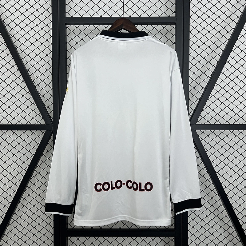 Retro 1997-98 Colo Colo Home long sleeve Football jersey retro