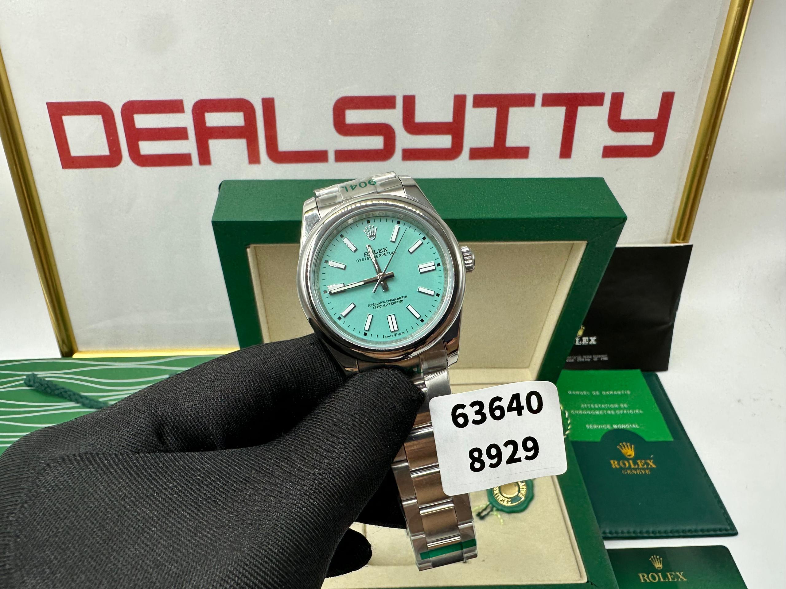 Rolex Oyster Perpetual 41mm Blue Dial 124300
