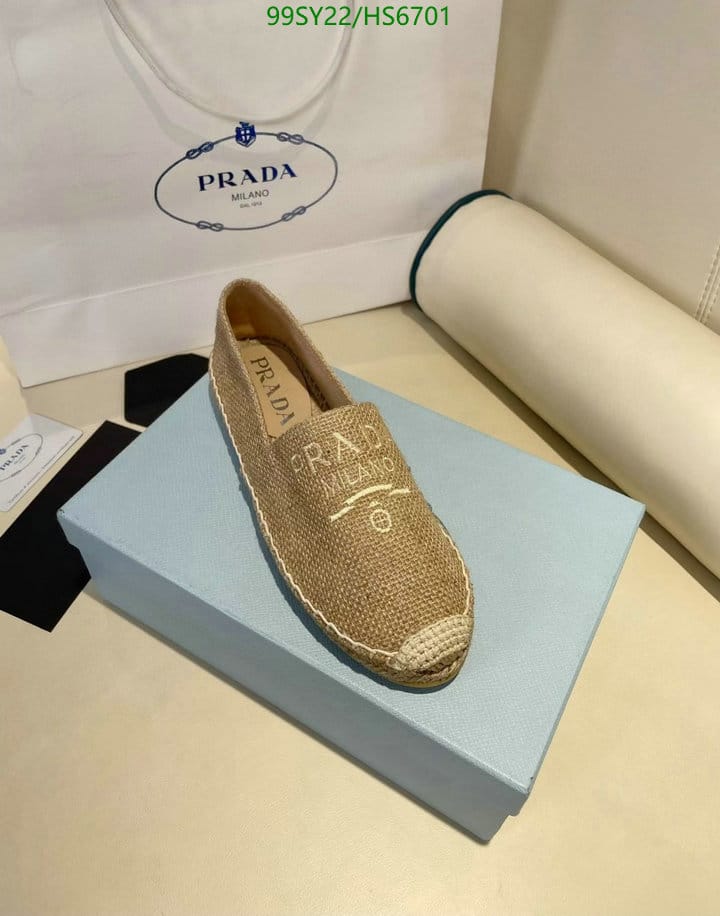 Prada Linen Espadrilles Beige