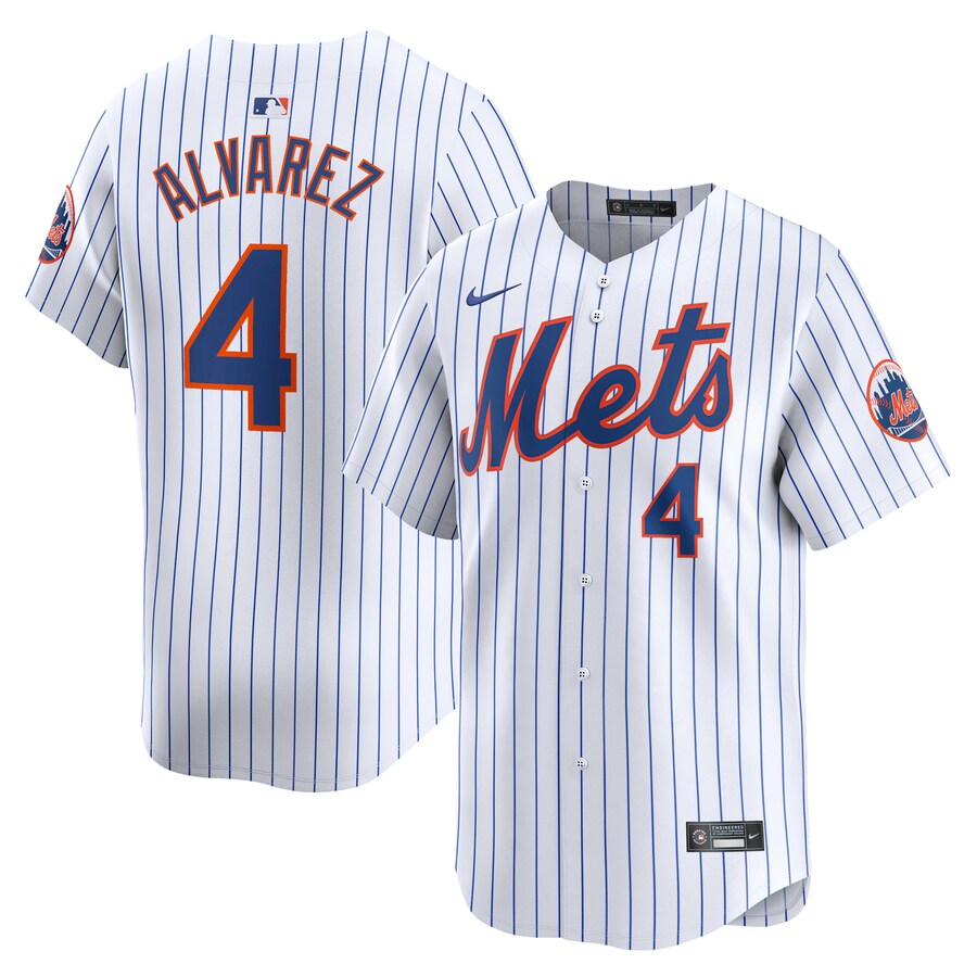 Francisco Alvarez New York Mets Home Limited Player Jersey White