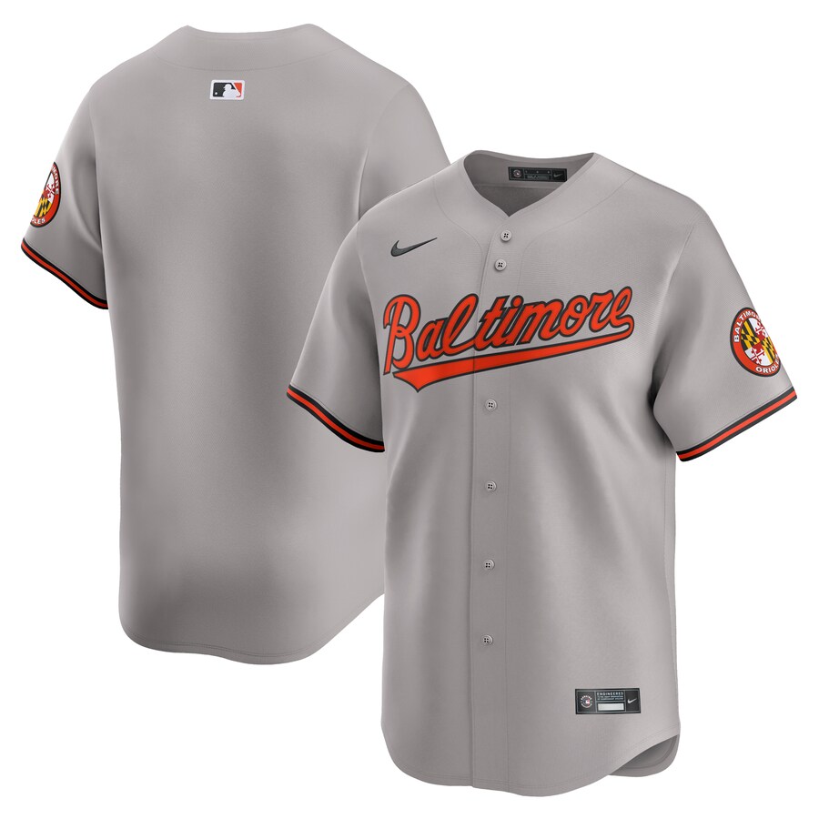Baltimore Orioles Road Limited Jersey  Gray