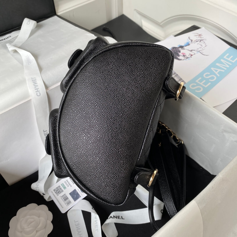 Chanel Small Duma Backpack Caviar Calfskin 19cm/7.5in