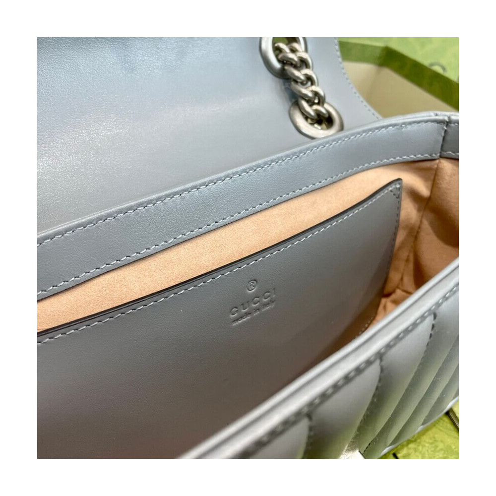 Gucci GG Marmont Mini Shoulder Bag Grey