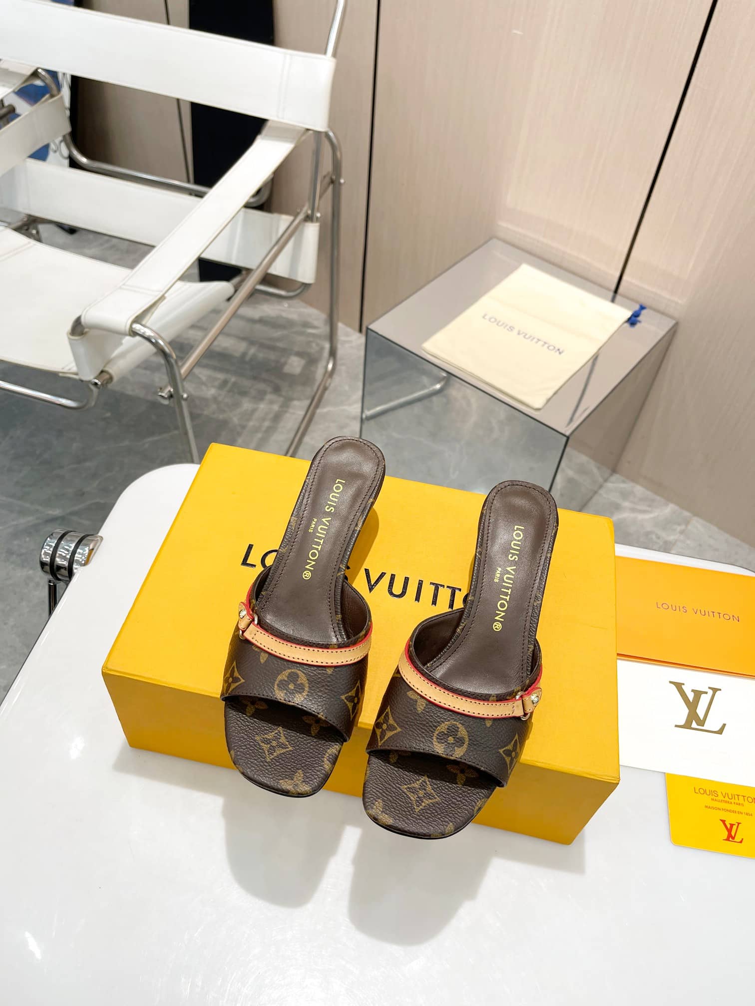 Louis Vuitton Neo Revival Mule Monogram Canvas