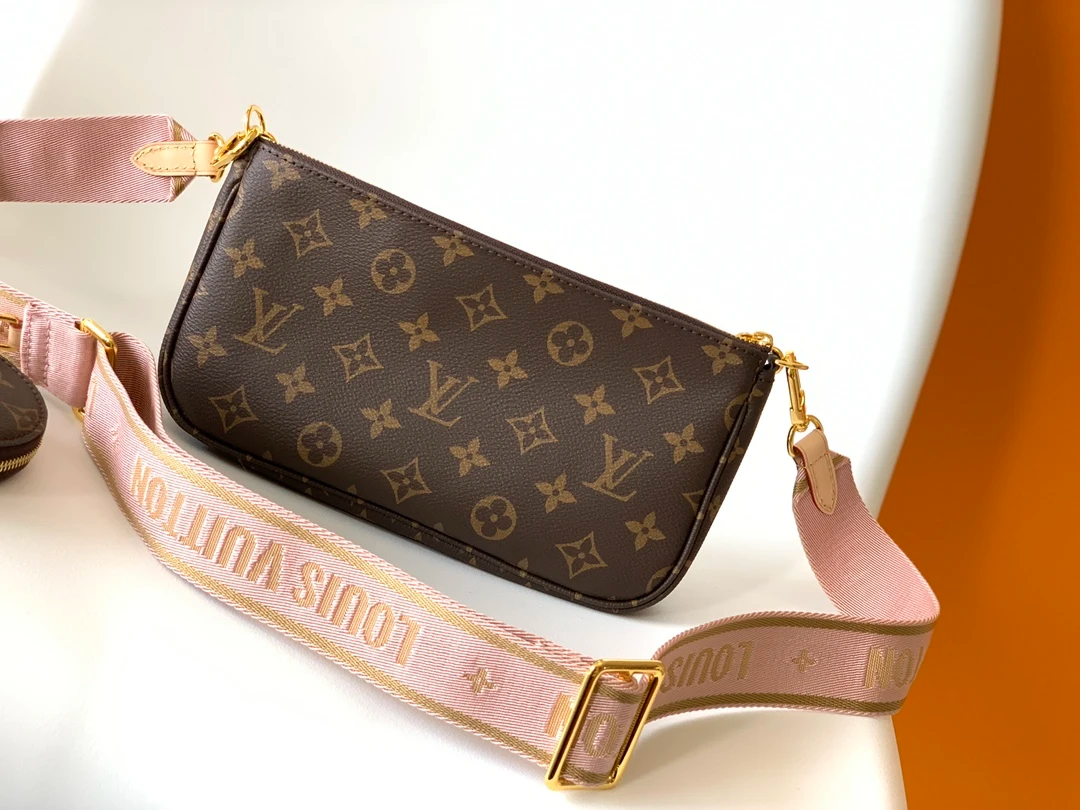 Louis Vuitton Multi Pochette Accessoires Monogram – Women – Handbags Light Pink