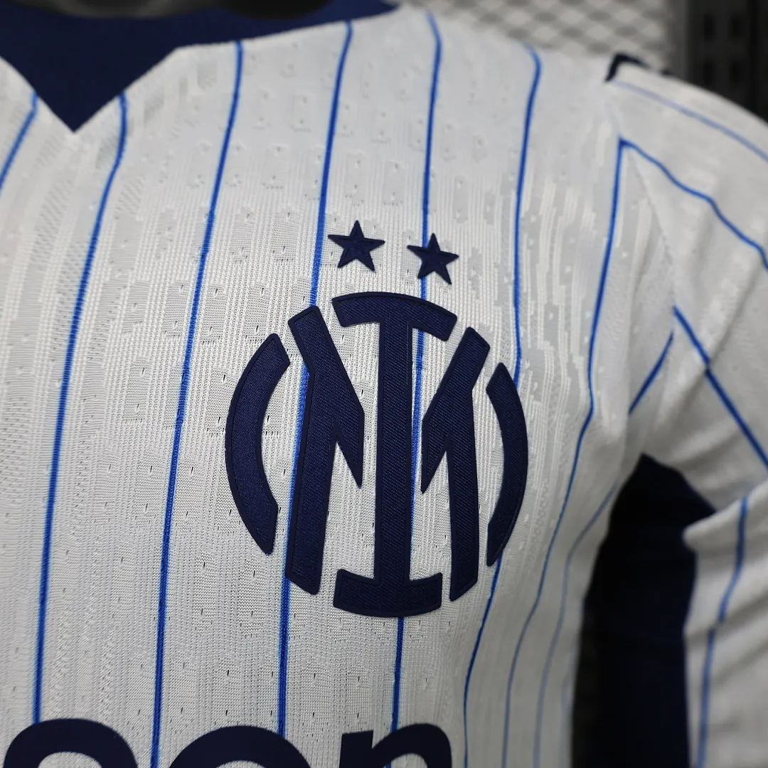 2026/27 Serie A Inter Milan Team Away Football Jersey Player Version Long Sleeves - JerseyFun