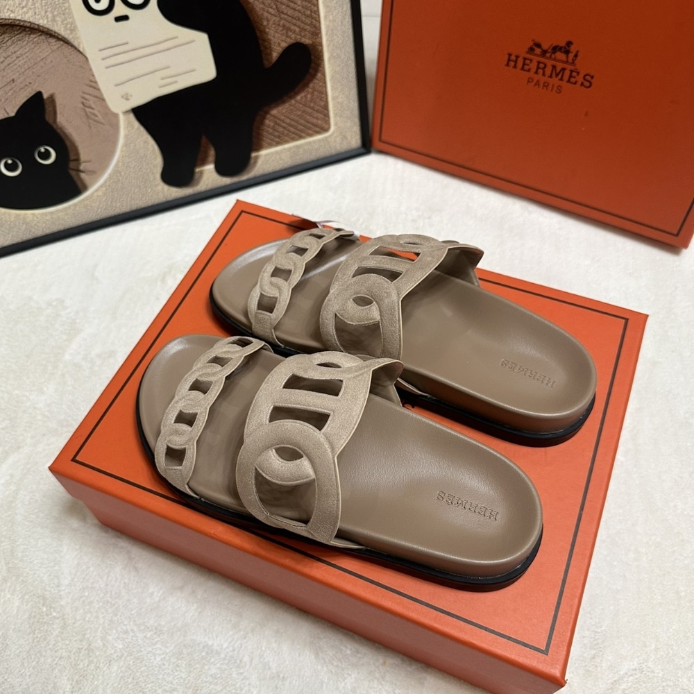 Hermes Extra Sandal Beige Argile