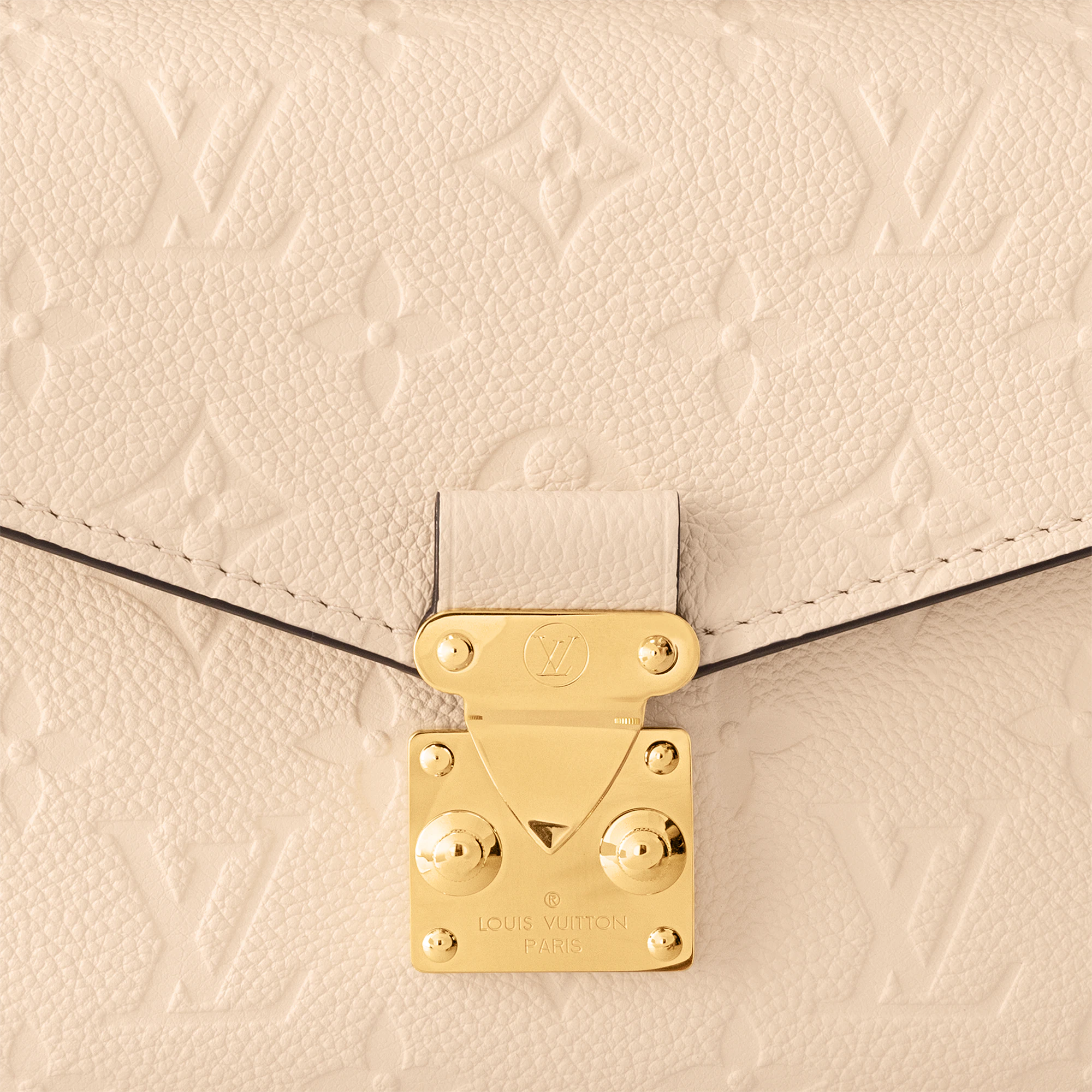 Louis Vuitton Pochette Métis East West Monogram Empreinte Leather – Women – Handbags Cream