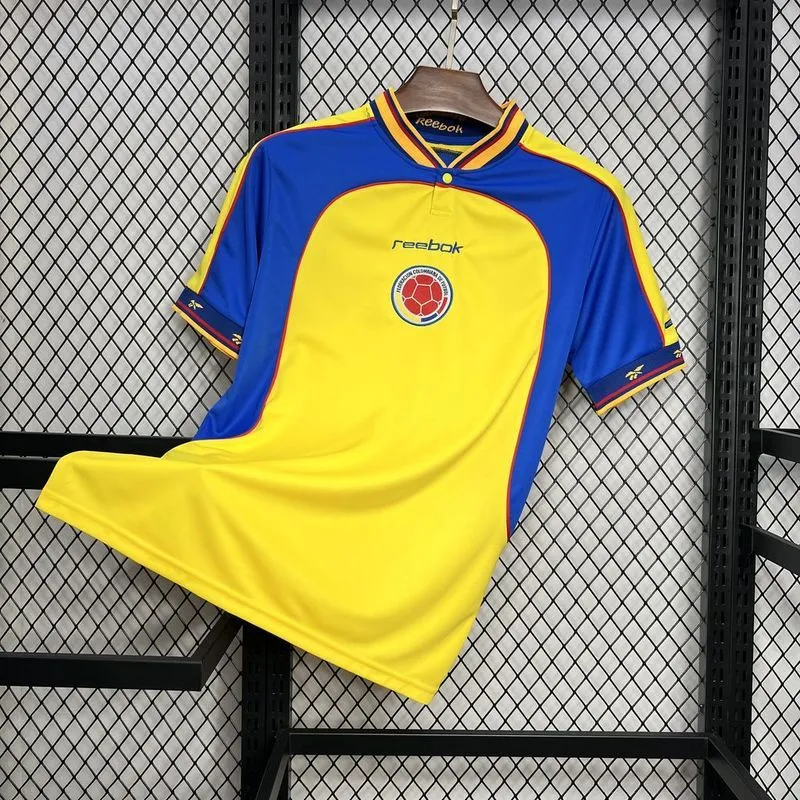 Retro 2001 Colombia home football jersey retro