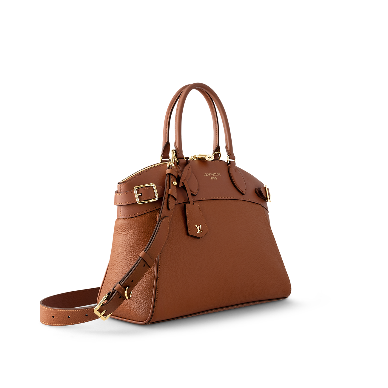 Louis Vuitton Lock It Vendôme Mm High End Leather Brown 36cm M22925
