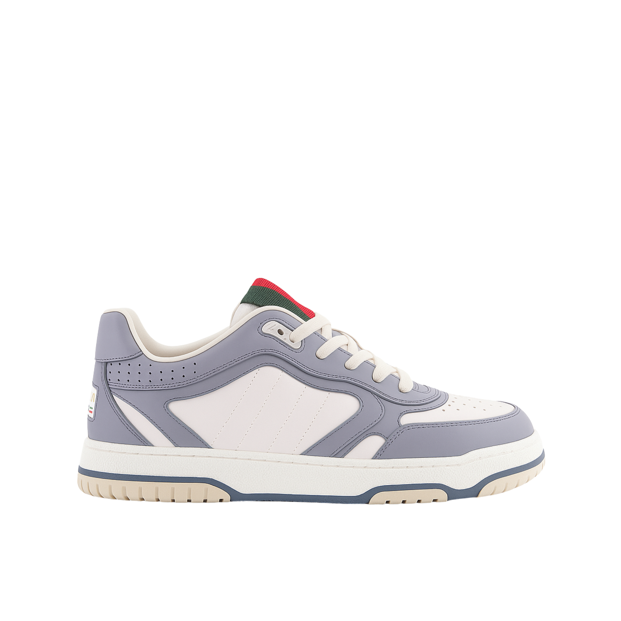 Gucci Men’S Gucci Re Web Sneaker White And Grey 786186 Aadj9 1645
