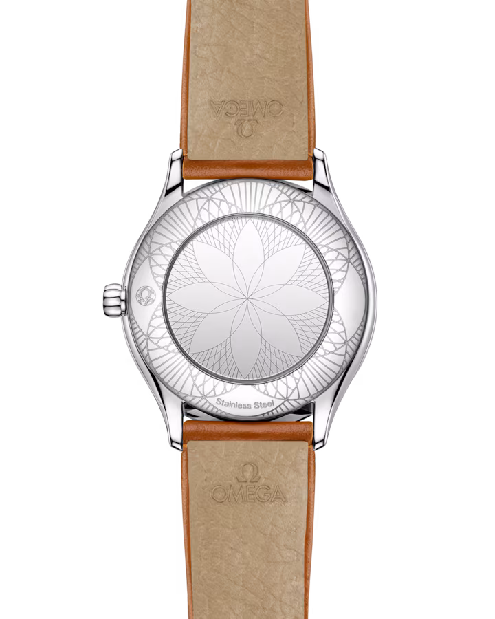 Omega De Ville Mini Trésor 26 mm White Dial with Diamonds Stainless Steel Strap 428.17.26.60.04.004