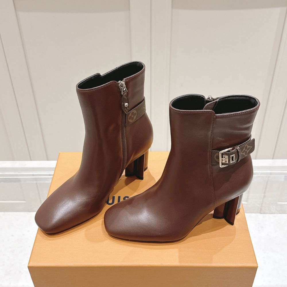 Louis Vuitton Silhouette Ankle Boot Brown 1Aifg7