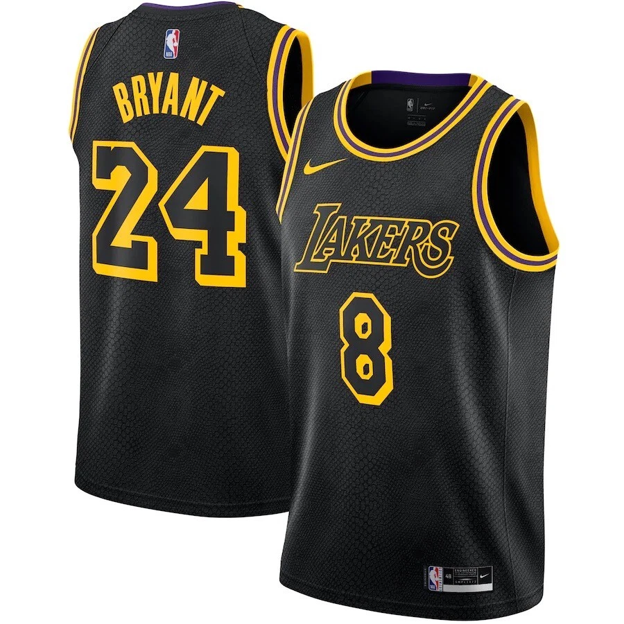 Nike Kobe Bryant #8 #24 Mamba Mentality City Edition Swingman Jersey