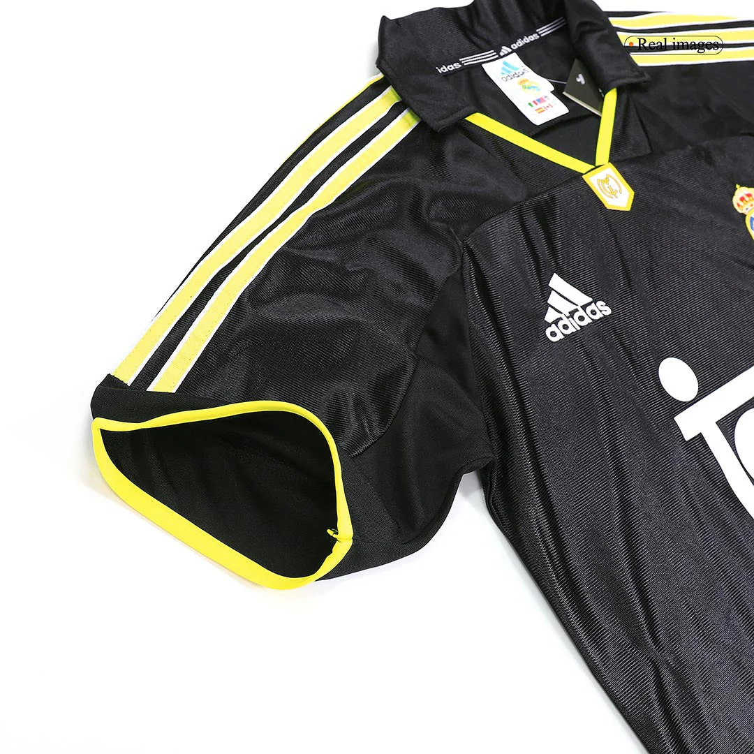 R.Carlos #3 Real Madrid 1999/01 Away Retro Football Jersey