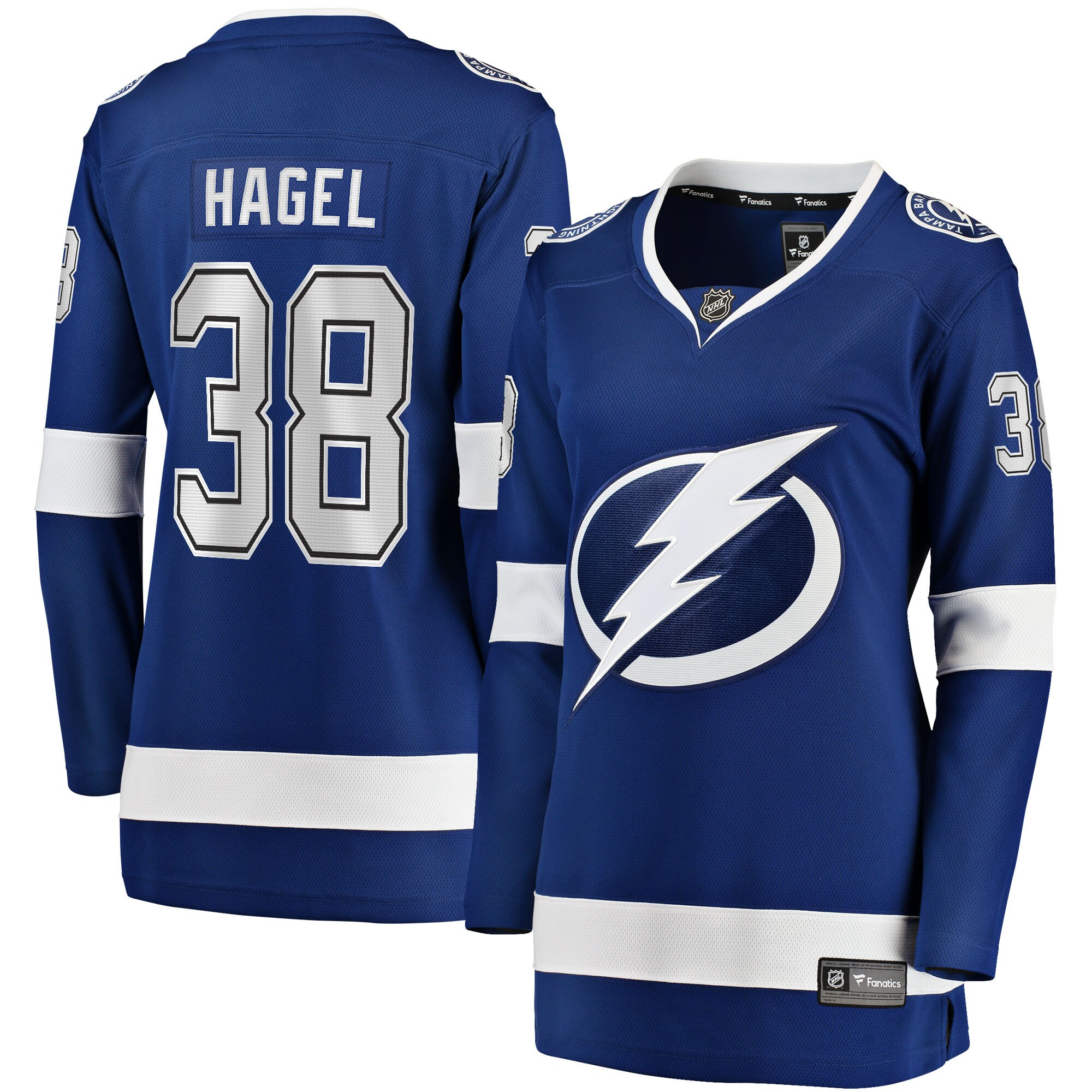 Brandon Hagel Tampa Bay Lightning Fanatics Women’s Home Breakaway Player Jersey – Blue
