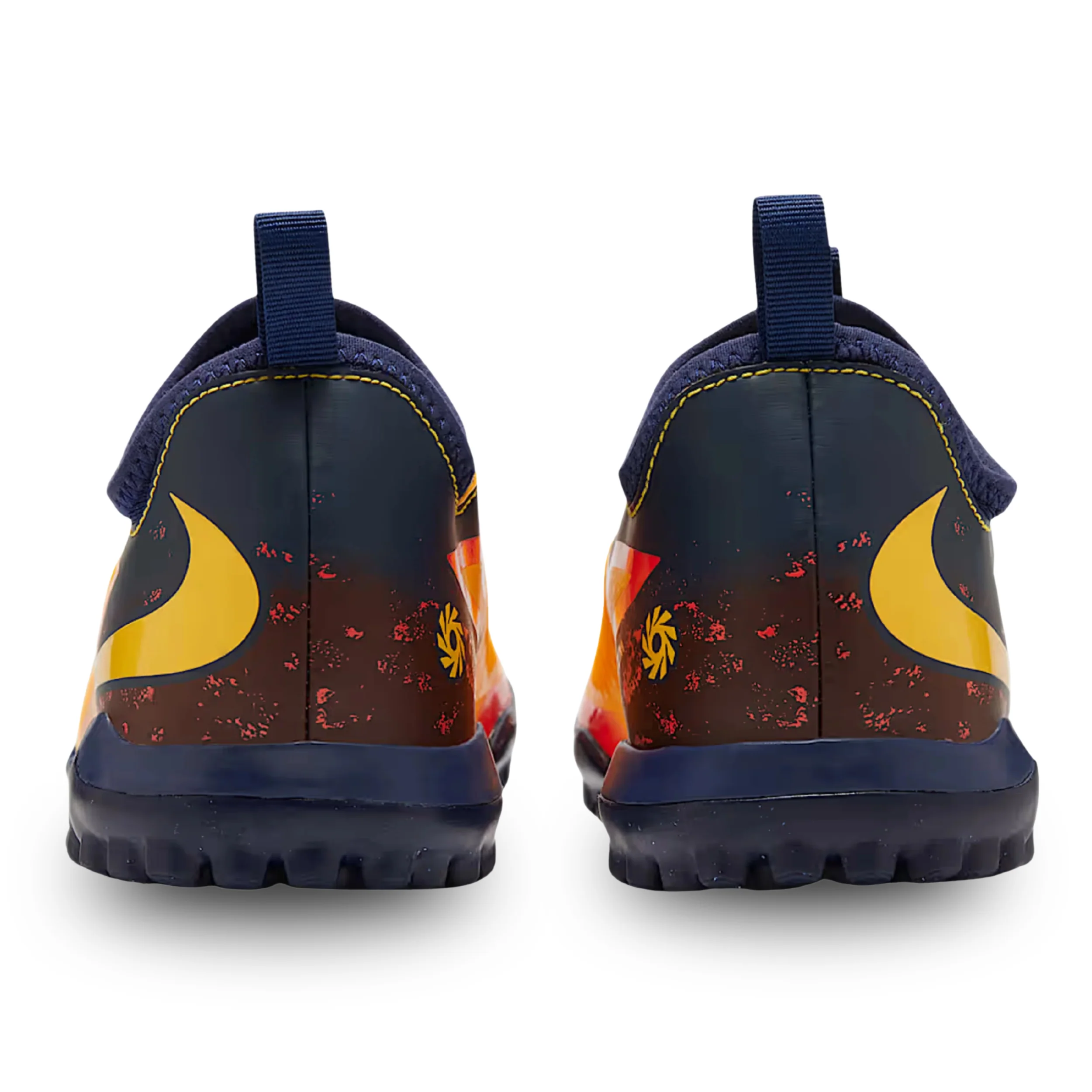 Nike Youth Jr. Phantom 6 Low Academy Erling Haaland Turf Soccer Shoes (Laser Orange/Lemon Venom)
