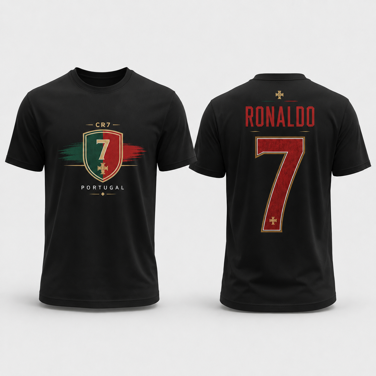 Cristiano Ronaldo Number Pure Cotton T-Shirt – Limited-Time Offer