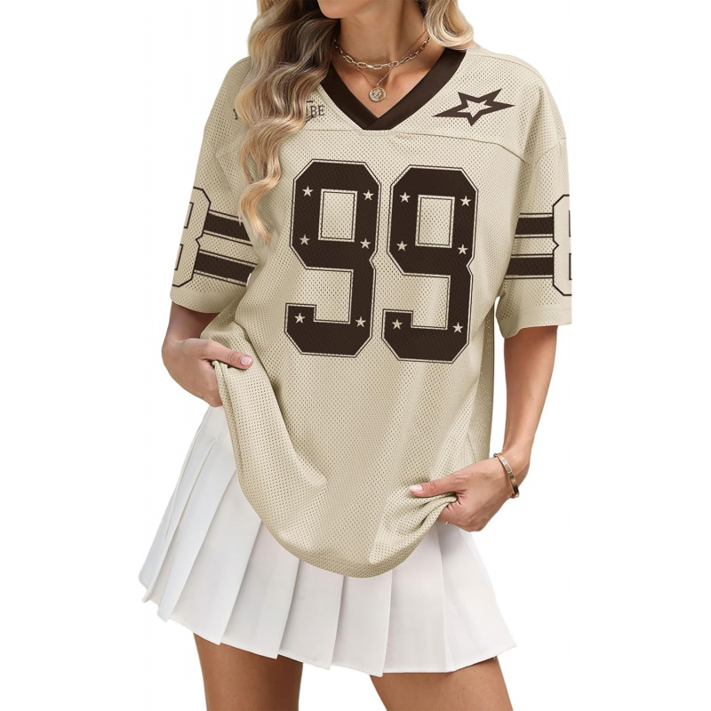 Jersey Shirts for Women Y2k Oversized