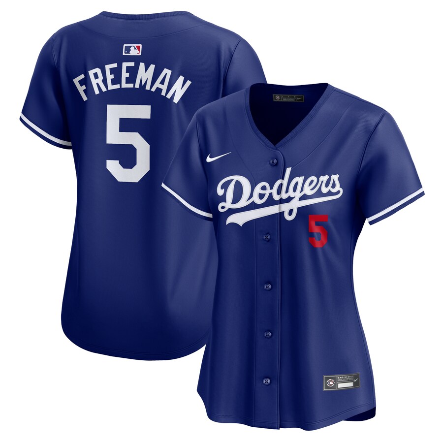 Freddie Freeman Los Angeles Dodgers Women's Alternate Limited Player Jersey  Royal