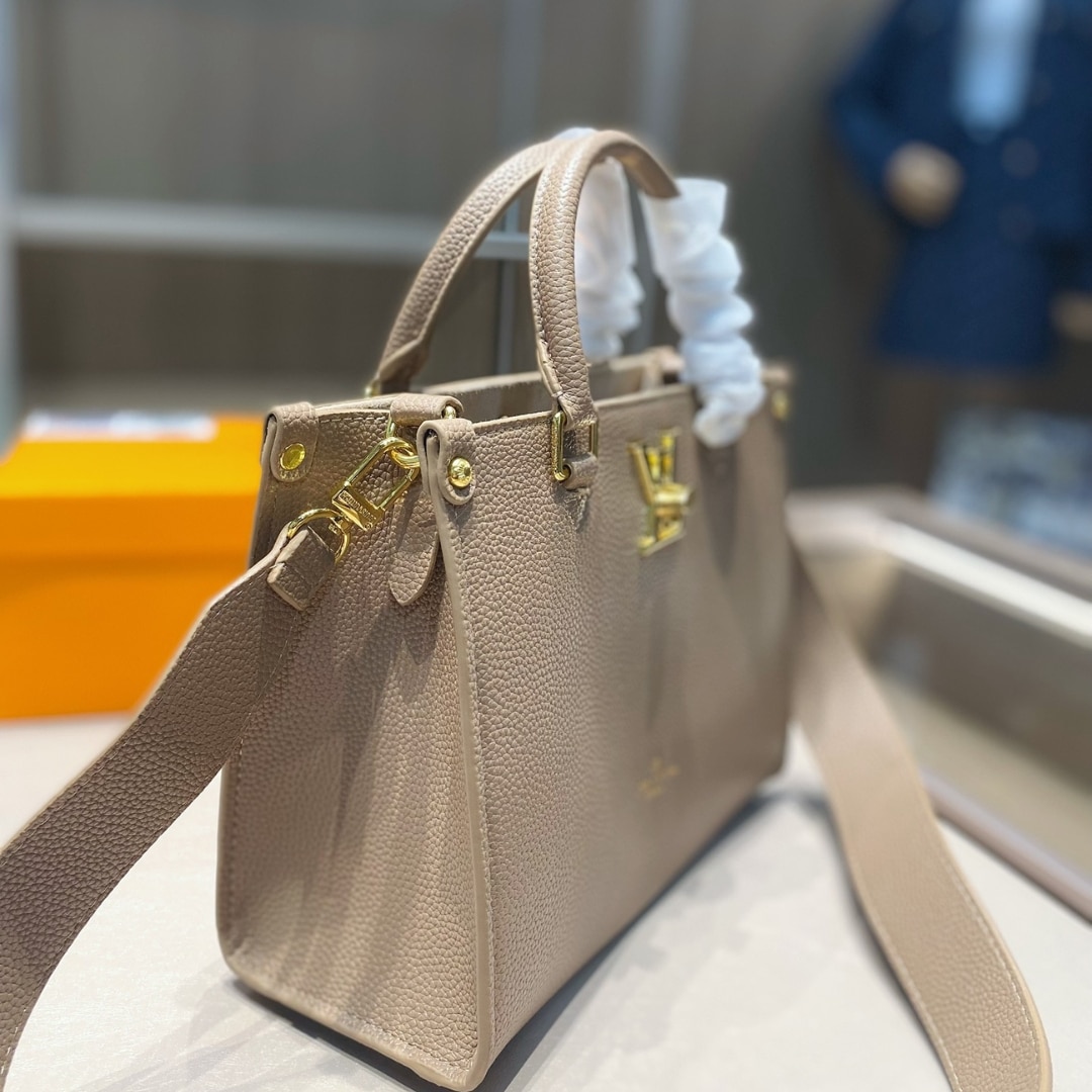 Louis Vuitton Lock And Go Bags Dark Beige 24Cm