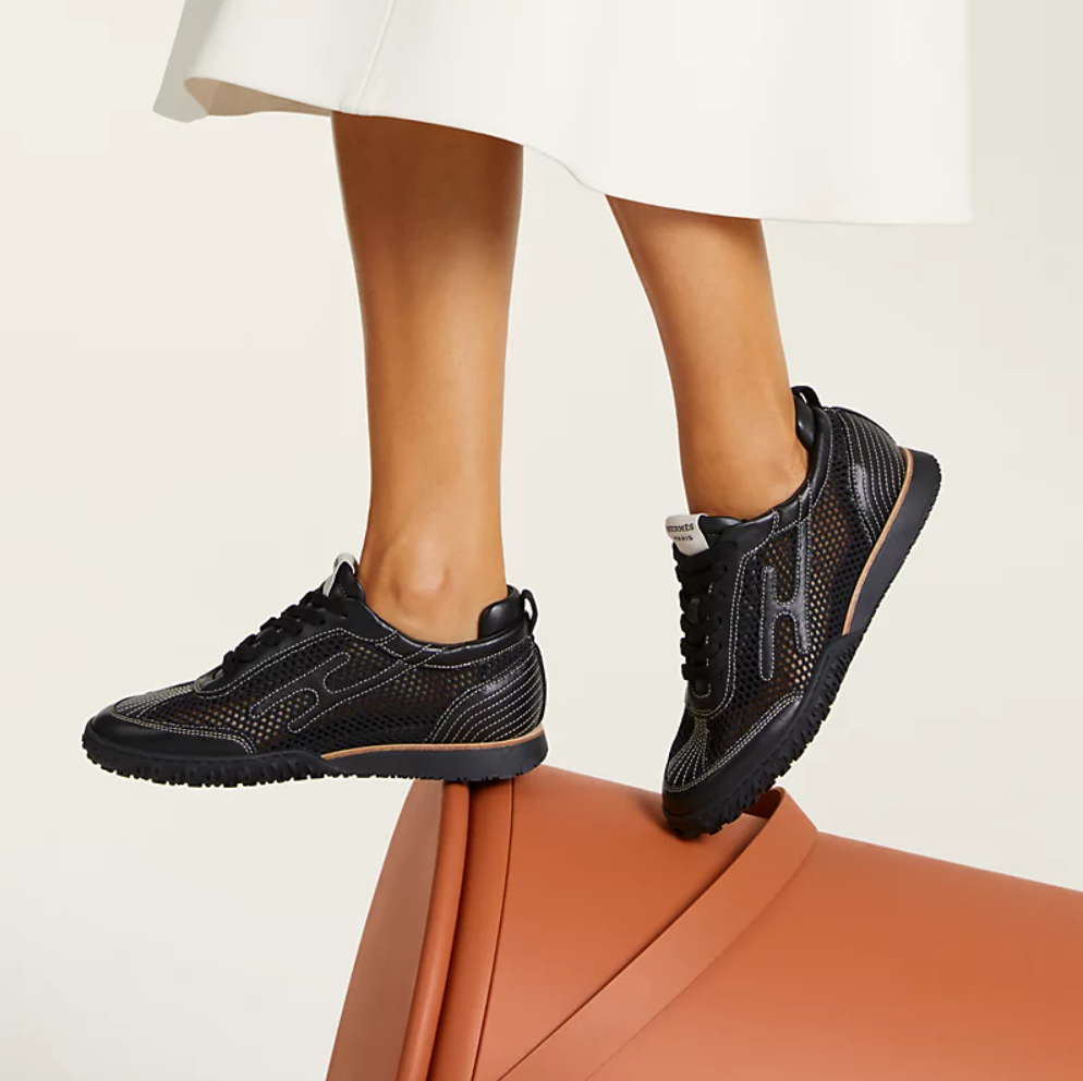 Hermes Jet Black Sneaker