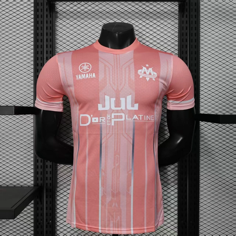 Player 2025-26 Marseille OM Pink Special EditioFootball jersey