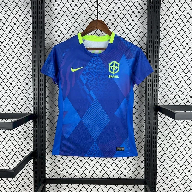 Women's 2025-26 Brazil Away Football jersey