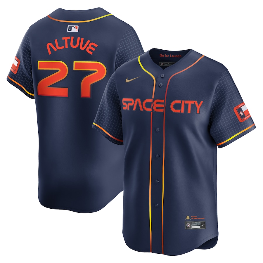 Jose Altuve Houston Astros City Connect Limited Player Jersey Navy