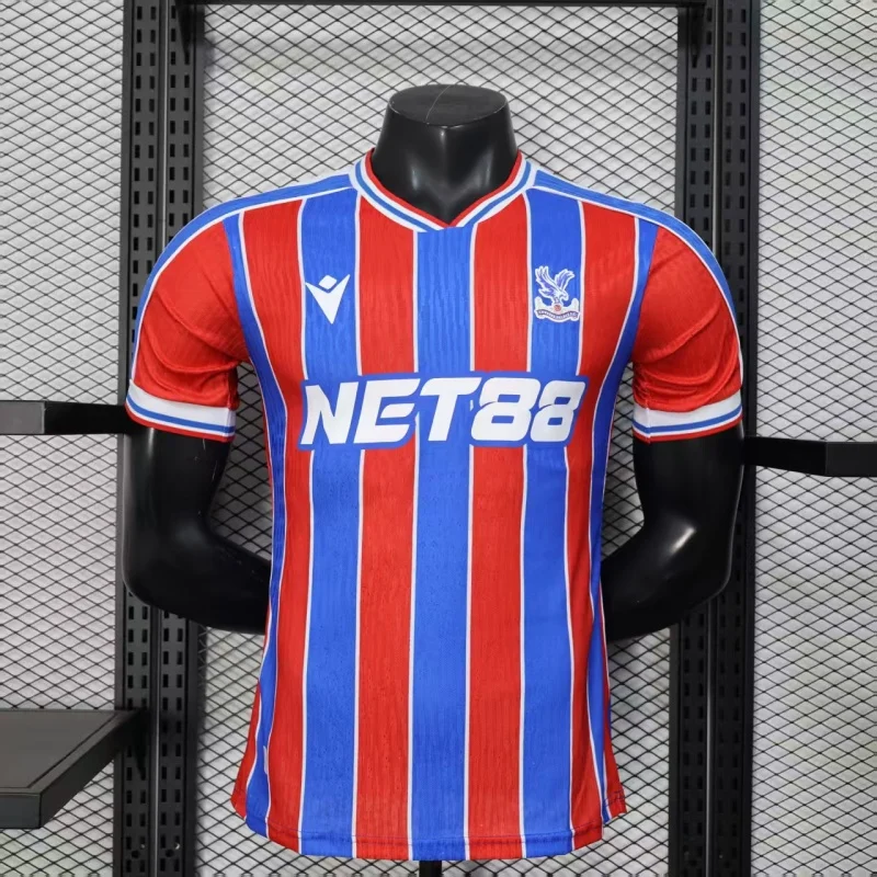 2025/2026 Premier League Crystal Palace Team Home Football Jersey Player Version