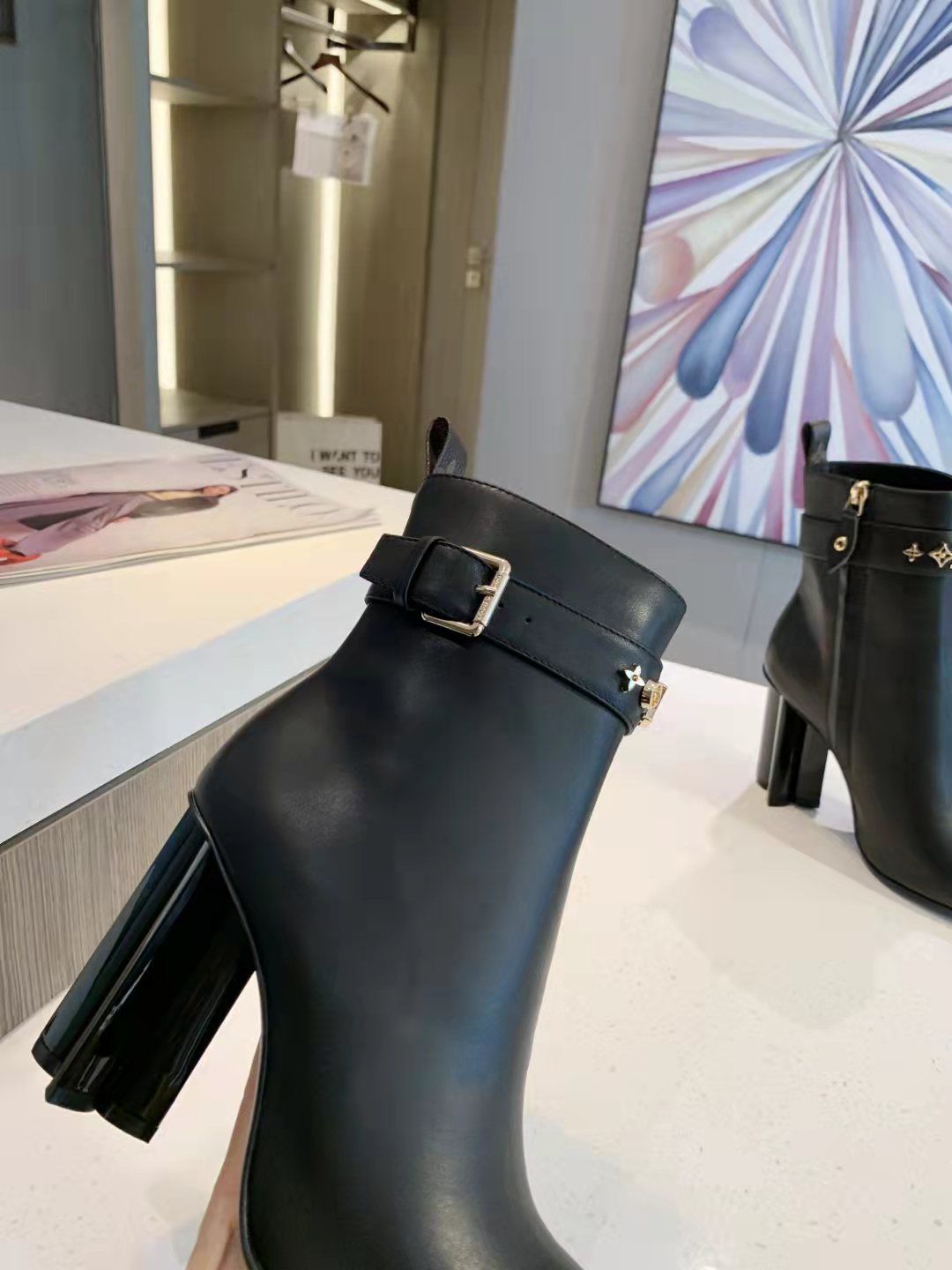 Louis Vuitton Ankle Boot Black
