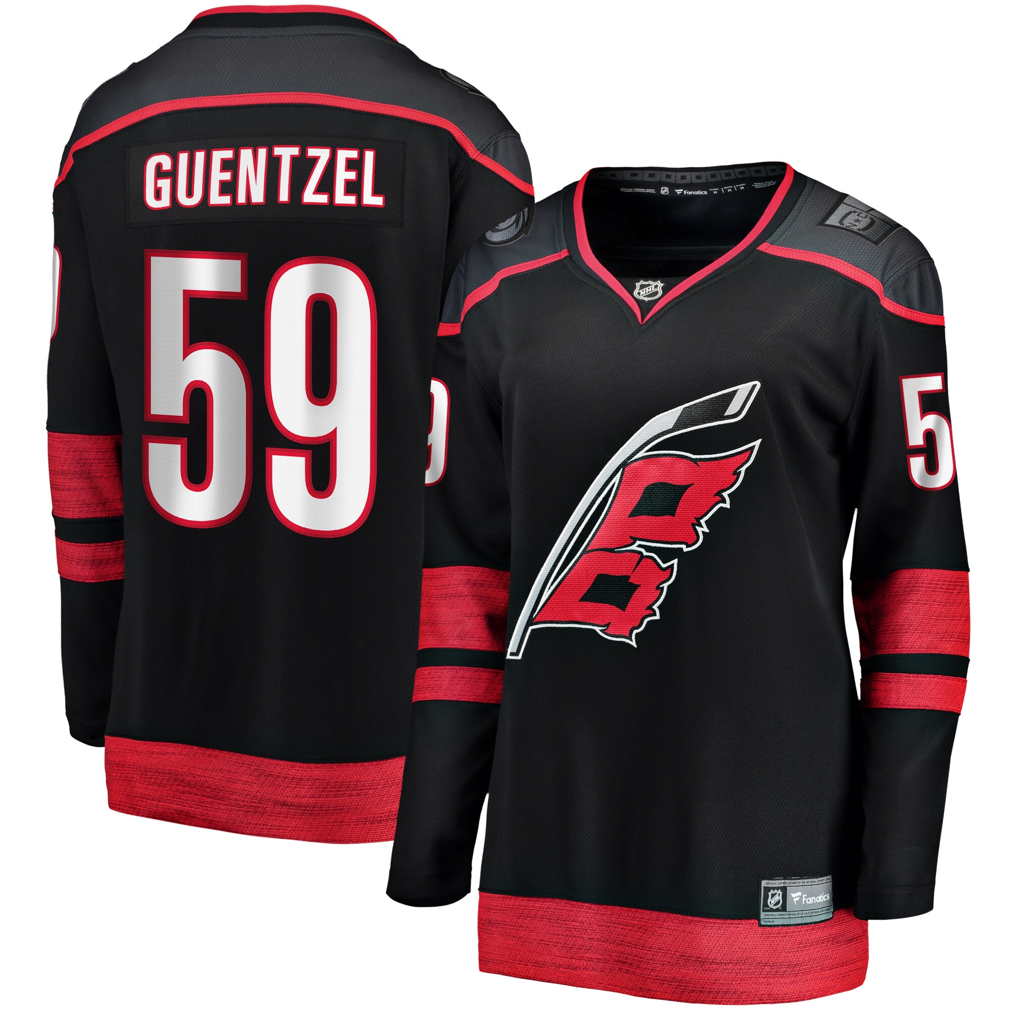 Jake Guentzel Carolina Hurricanes Fanatics Women’s Home Breakaway Jersey – Black