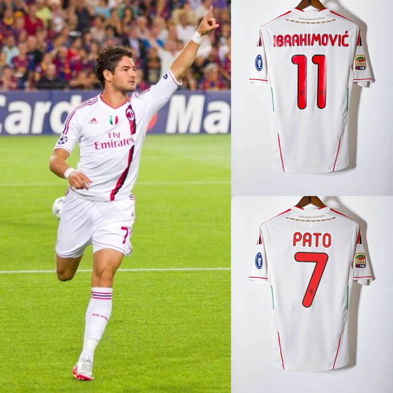 Retro 2011-12 AC Milan Away football jersey Retro