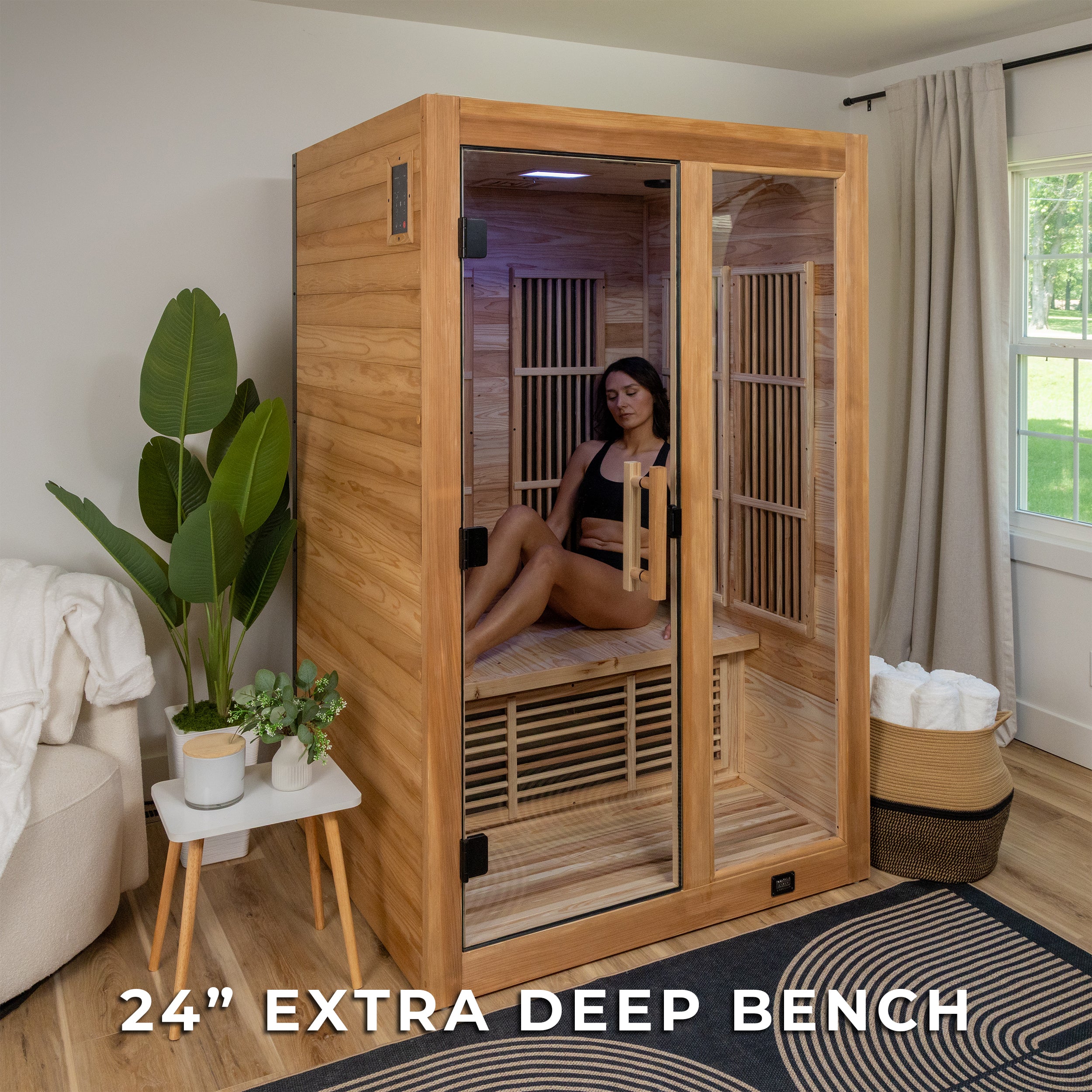 Rylan Indoor Infrared Sauna �?2 Person
