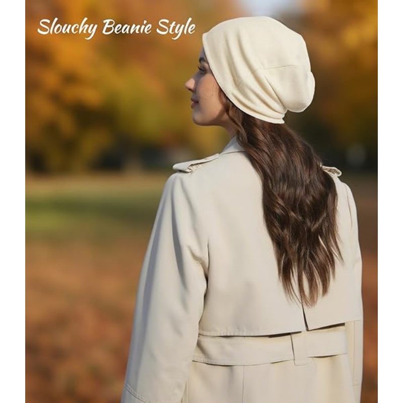 Slouchy Beanie for Women Men
