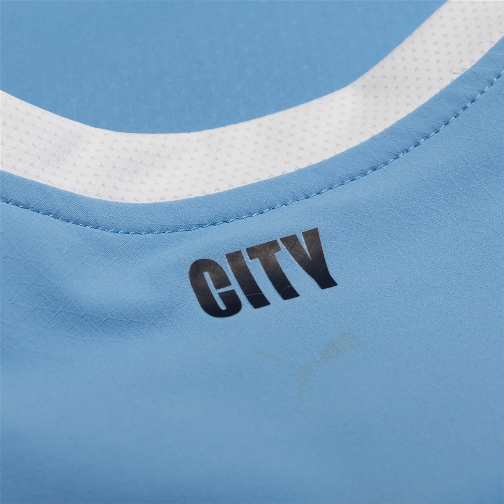 Puma Manchester City Authentic Erling Haaland Home Jersey w/ Champions League Patches 25/26 (Team Light Blue/White)