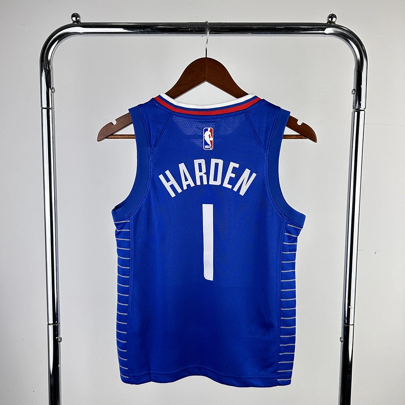 2023 NBA LA Clippers kids 1 HARDEN Basketball Jersey