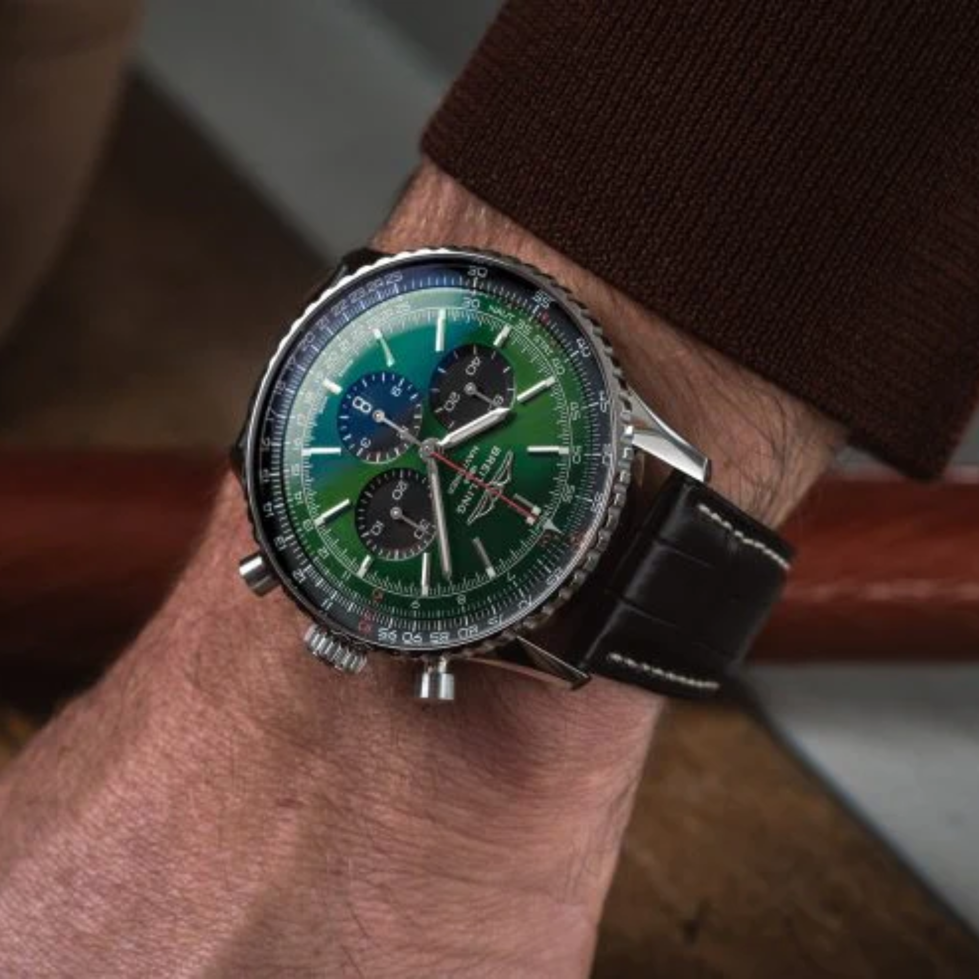 Breitling Navitimer B01 Chronograph Green Dial 46mm